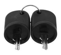 BIUDECO 2pcs Universal Golf Cart Ignition Keys with Switch Replacement Club Car Key for Electric Scooters Mobility Scooters Trucks and Tractors Black for Golf Carts