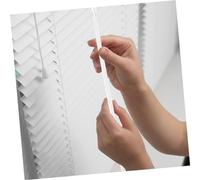 BIUDECO 2pcs Vertical Blind Wand Rod Replacement Plastic Curtain Pull Rod with Hook for Window Blind Tilt Easy Install Replacement