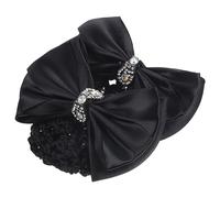 BIUDECO 2pcs Vintage Bowknot Hair Bun Covers Elegant Hair Nets for Women for Nurses and Stewardesses Stylish Updo Accessories