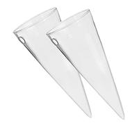 BIUDECO 2pcs Wall-mounted Hydroponic Glass Rack for Indoor Plant Decoration Creative Wall Hanging for Unique Transparent Design for Flower Display