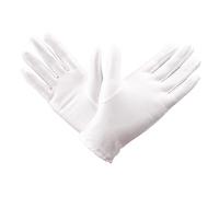 BIUDECO 3 Pairs Elastic White Jewelry Inspection Gloves Breathable Spandex Performance Gloves for Etiquette Archival Handling Art Electronics and Dust Work