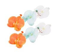 BIUDECO 3 Pairs Floral Dangle Earrings for Women Lightweight Colorful Butterfly Orchid Flower Jewelry Hawaiian Summer Vacation Beach Party Accessories