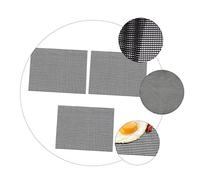 BIUDECO 3 Pcs Heat Resistant Non Stick BBQ Pad Barbecue Grill Mesh Mat for Indoor Outdoor Grilling Reusable Barbecue Baking Mats for Meat Veggies Seafood