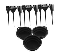 BIUDECO 3 Sets Hair Dying Kit Hair Dye Mixing Bowls Comb Black