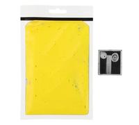 BIUDECO 30 Pairs Moldable Noise Cancelling Yellow Soundproof for Sleep Work Study Reusable Deformable Earbuds