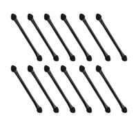 BIUDECO 30pcs Dual-headed Sponge Eyeshadow Applicator Sticks with Long Handle, Latex-free Eye Makeup Brushes, Disposable Eye Shadow Makeup Tools for Precise Application