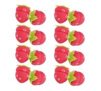 BIUDECO 30pcs Strawberry Red Soft Sponge Hair Curlers for Overnight Use Flexible Heatless Rollers for Women Long Short Hair Gentle Foam Styling Tools for Curls
