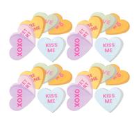 BIUDECO 30Pcs Waterproof Heart-Shaped Adhesive Bandages for Sensitive Skin, Flexible Fabric Finger Patch Bandages, Portable Wound Care for Outdoor and Emergency Use