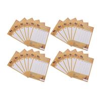 BIUDECO 30pcs Wine Tasting Scorecards Paper Set with Structured Scoring and Comprehensive Flavor Analysis 18x12.6cm for Wine Tasting Events