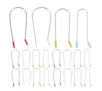 BIUDECO 32 Pcs Assorted Electric Hot Roller Clips Hair Curler Replacement Pins 1.9cm to 3.81cm Roller Jaw Clamps for Travel and Styling Hair Accessories