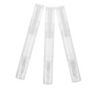 BIUDECO 3pcs 5ml Refillable Lip Gloss Pen and Empty Twist Cuticle Oil Pen Set with Silicone Tip for Makeup Travel and Nail Care