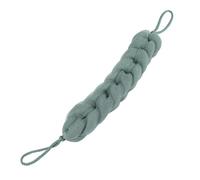 BIUDECO 3PCS Back Rub Towels Long Bath Strips with Hand Pulling Strings for Shower Exfoliating and Deep Cleaning Bathroom Body Scrubber in Grey Green Pink