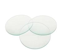 BIUDECO 3pcs Convex Lens for Lab Use with High Optical Clarity and Versatile Compatibility, 90mm Glass Optical Lens for Physics Experiment Tools, Jewelry Watch Repair, and DIY Projects