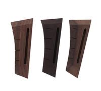 BIUDECO 3pcs Curved Wood Ukulele Bridge Saddle Kit Durable String Acoustic Guitar Tone Parts Warm Resonance Enhancement for Stage Performance and Daily Practice