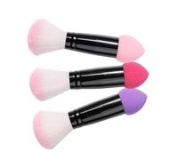 BIUDECO 3Pcs Double Sided Makeup Brush for Women Blush Powder Application Soft Bristles Skin Friendly Materials Convenient Dual Ended Design