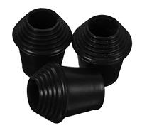 BIUDECO 3pcs Drum Stand Rubber Feet Pads Anti-slip Sturdy Drum Leg Protectors Snare Stand Accessories for Set Musical Instrument Parts