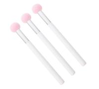 BIUDECO 3pcs Mushroom Head Makeup Sponge Set, Concealer Cosmetic Blending Sponges with White Handles, Nbr Latex-free Face Powder Applicator for Women’s Foundation and Concealer