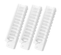 BIUDECO 3pcs Portable Anti-static Foldable Travel Hairbrush Set Small Compact Pocket Combs for Women and Toddlers