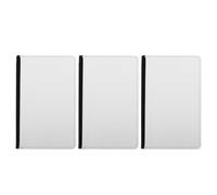 BIUDECO 3pcs Pu Leather Travel Document Organizer Heat Transfer Passport Wallet Holder with Card Storage Multifunctional RFID Protection for Id Credit Bank Cards Unisex Travel Accessories