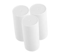 BIUDECO 3pcs Refillable Empty Containers Twist Up Lotion Tubes for Homemade Deodorants and Lip Balm Durable White Bottles for Travel and Versatile Use