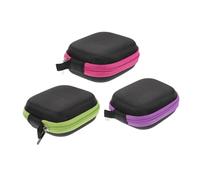 BIUDECO 3pcs Roll Bottle Storage Bags for Essential Oils and Nail Polish, Shockproof Oxford Cloth Travel Case, Easy to Carry Essential Oil Bottle Organizer for Families and Random Color
