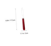 BIUDECO 3Pcs Stainless Steel Button Hook with Wooden Grip Handle Button Aids for Seniors and Arthritis Easy One Hand Operation Portable Red Yellow Blue Patterns