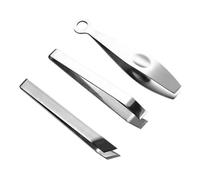 BIUDECO 3pcs Stainless Steel Fish Bone Tweezers Hair Removing Pliers for Poultry Pig Hair Chicken Dishwasher Safe Kitchen Tool