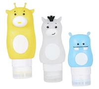 BIUDECO 3pcs Travel Bottles Lotion Bottles Empty Sauce Bottles Leakproof Toiletries Bottles Portable Travel Bottles
