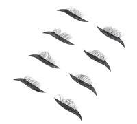 BIUDECO 4 Pairs Glitter Eyeliner Decal Thick Eyelash Sticker Easy to Apply Eye Line Sticker Strip for Party and Daily Use