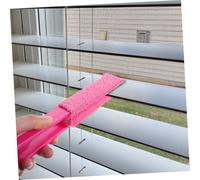 BIUDECO 4 Pcs Venetian Blind Cleaner with Washable Microfiber Sleeves for Efficient Dust Removal Vent Duster Tool for Air Conditioner and Window Blinds Cleaning