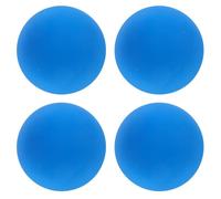 BIUDECO 4 Pieces Blue High-Bounce Rubber Squash Training Balls for and Beginners, Mini Hollow Bouncy Sports Balls for Outdoor Squash Racket Practice and Recreational Play