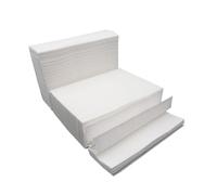 BIUDECO 400PCS Thickened Commercial Toilet Paper for Bathroom and Kitchen High Absorbency Natural Pulp Tissue White Hand Towels for Home Cafe Shop Restaurant Use