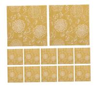 BIUDECO 40pcs Gold Rose Printed Luncheon Napkins Disposable Floral Beverage Dinner Guest Napkins for Wedding Anniversary Party Table Settings