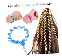 BIUDECO 42 Pcs Colorful Hair Braider Tools for Adults Spiral Twist Styling Accessories with Artificial Zircon Easy to Use for Thick Thin Curly Straight Hair