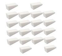 BIUDECO 48Pcs Gradient Nail Sponges Wedges Soft Makeup Sponge Applicators for Color Fade Manicure Nail Art Tools Comfortable Elastic Cosmetic Wedges for Dry and Wet Use