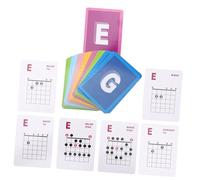 BIUDECO 49-piece Guitar Chord Chart Set Electric Guitar Practice Charts for Beginners and Novices