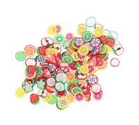 BIUDECO 4packs DIY Nail Art Fruit Slices Polymer Nail Decorations Fruit Pattern Art Slice for Gel Assorted style