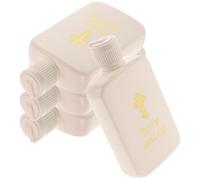 BIUDECO 4Pcs 100Ml Holy Water Bottles Set for Baptism and Exorcism, Small Mini Glass Containers with Catholic Cross, Decorative Holy Water Vials for Church and Western Home Decor