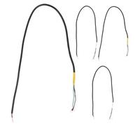 BIUDECO 4pcs 4 Conductor Shielded Wire Guitar Wiring Harness Pvc Tin-plated Copper Electric Instrument Wire Minimize Electric Noise Sound Pickup Cable Stage Practice Sessions
