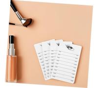 BIUDECO 4pcs Acrylic Lash Extension Display Boards with Camellia Design Handheld False Eyelash Pallet Holder for Beauty Salons and Home Use Easy to Clean Portable Lash Extension Pallet