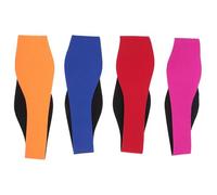 BIUDECO 4Pcs Adjustable Swimming Headband Ear Covers for Shower and Diving, Breathable Swim Ear Protector Bands in Rose Red, Orange, Royal Blue, and Red, Suitable for Water Sports and