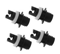 BIUDECO 4pcs Air Valve Adapter for Inflatables Pump Connector Compatible with Kayak Paddle Board Dinghy Inflatable Boat Secure Seal for Outdoor Use