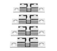 BIUDECO 4pcs Brass Roller Ball Catch Dual Ball Latches for Cabinet Doors Kitchen Furniture Hardware Silent Operation Enhanced Grip Interior Door Fittings