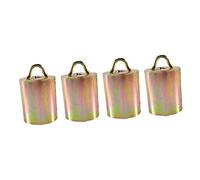 BIUDECO 4pcs Cattle Bells Cow Bells Loud Farm Animal Hanging Pendants for Livestock