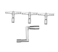 BIUDECO 4pcs Drum Key Wrench Continuous Motion Function Shaped Keys for Quick Drumhead Changes Essential Hand Drummer Accessory for Easy Use