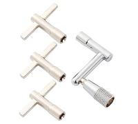 BIUDECO 4pcs Drum Key Wrench Fast Loading Unloading Drum Keys for Drummers Essential Tool for Changing Durable Lightweight Musical Instrument Accessories