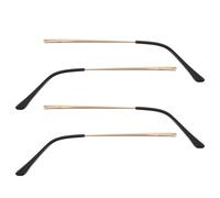 BIUDECO 4pcs Eyeglass Temple Replacement Eyeglass Arms Legs Replacement Eyeglasses Legs Temples for Glasses Golden