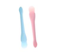 BIUDECO 4pcs Face Mask Brushes: Silicone Double-ended Beauty Tools for Facial Mask Application Skincare Cream and Cosmetic Foundation