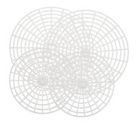 BIUDECO 4pcs Fermenting Jar Mesh Presser Plates Wide Mouth Canning Press for Pickling Vegetables Plastic Nonabsorbent Strainer Plates Prevent Floating Easy Installation Space-saving Design