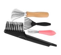 BIUDECO 4Pcs Hair Brush Cleaner Tool Multi Functional Scalp and Comb Cleaning Brushes Construction Portable Compact Design for Home and Travel Use